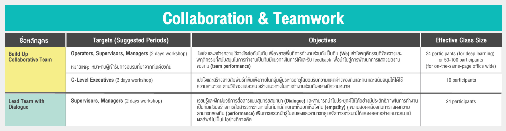 Collaboration & Teamwork